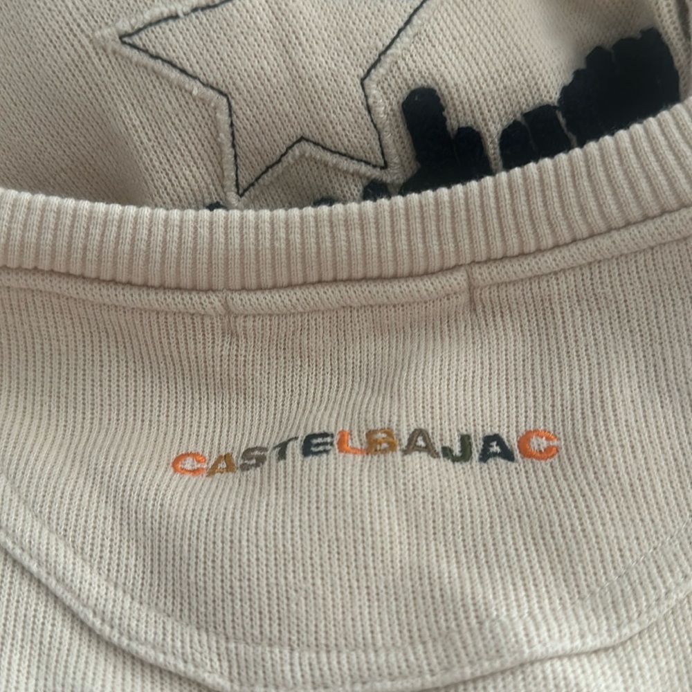 Unique CASTELBAJAC long sleeve sweater/shirtt.
